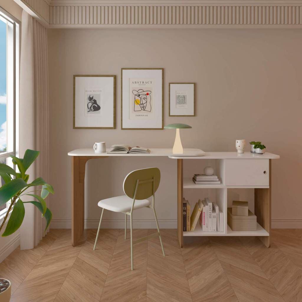 Escrivaninha Flexível Com Tampo Rotativo Nomad Artely, escritorio, quarto, decoração