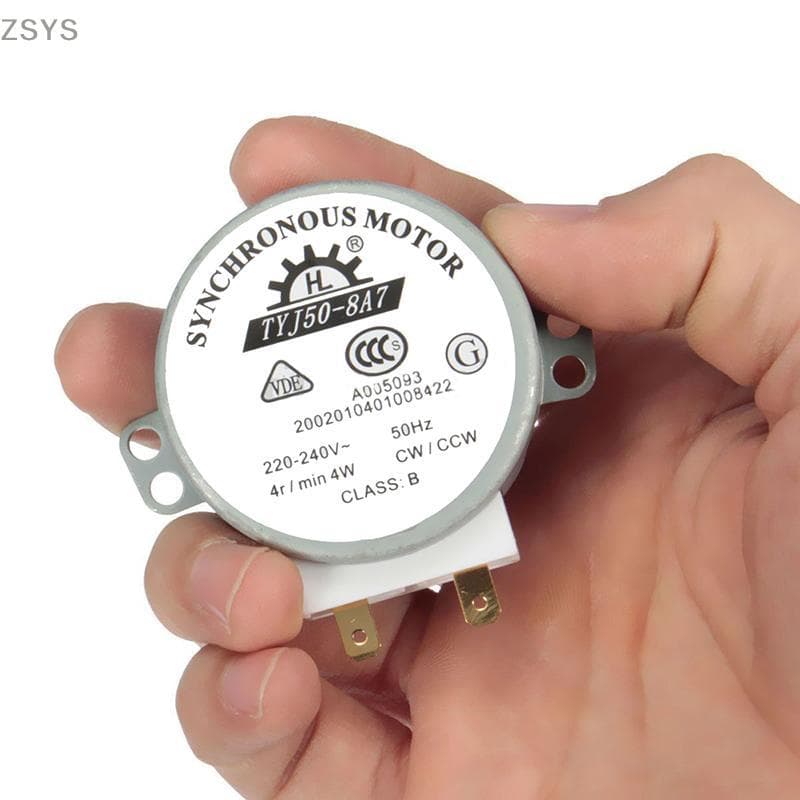 [ZSYS] Motor Síncrono De Mesa Giratória De Micro-Ondas CW/CCW TYJ50-8A7D Eixo 4RPM DG
