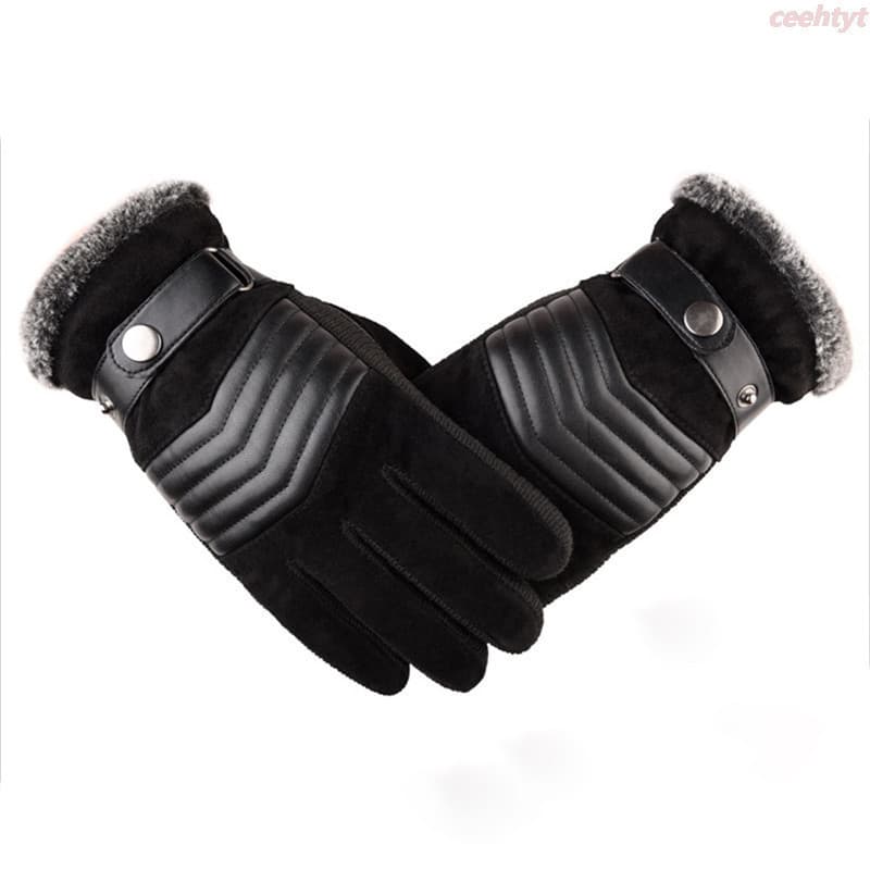 Luvas De Inverno Masculinas E Femininas Espessantes , Resistentes À Água , Prova De Vento , Para Clima Frio Dirigir , Ca