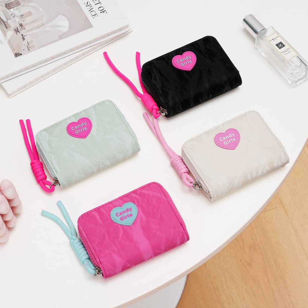Bolsas Femininas De Couro Com Bolsos Zíper – Linda Bolsa Elegante Para Moedas E Cartões