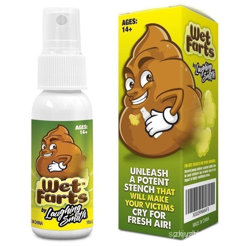 Ria com Peidos Molhados - Spray de Cheiro Forte - Cheiro Super Forte - Presente Divertido para Adultos e Brincadeira NKA