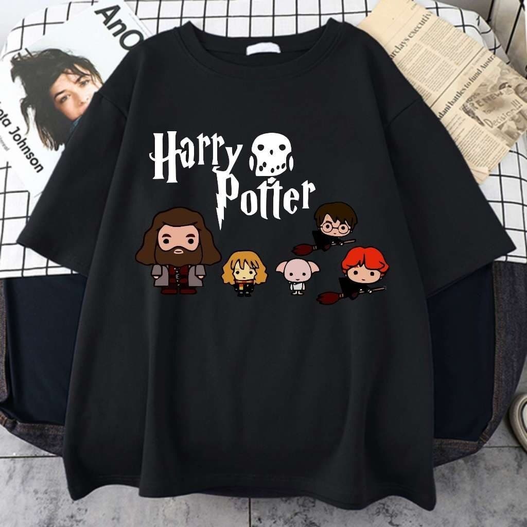 Camiseta Masculina Blusa Feminina Potter Ha Grid Her Mione Dobby Unissex 100% Algodão Premium