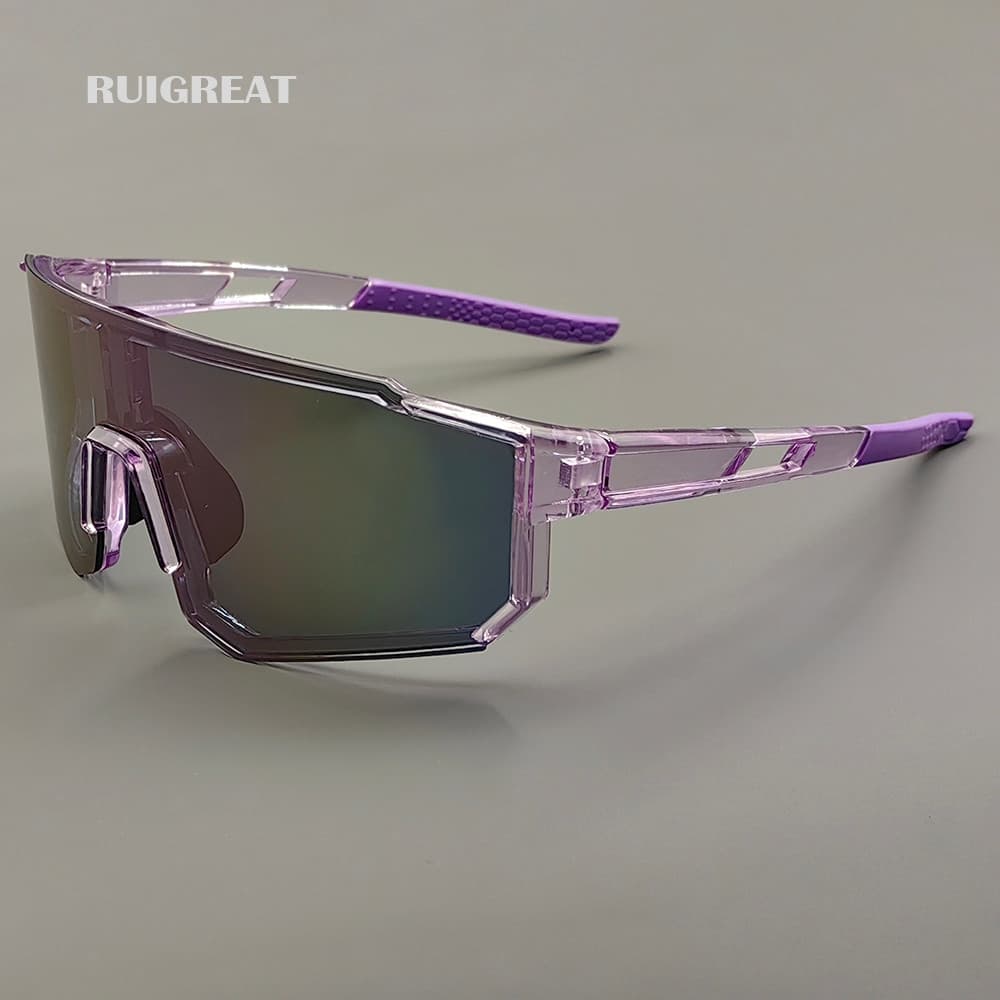 Óculos de Sol Esportivos com Lentes Fotochromáticas Sem Armação para Ciclismo, Corrida e Pesca, Unissex, Óculos Espelhad