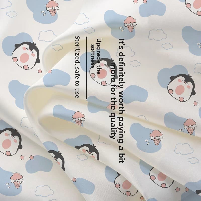 Conjunto de quatro peças duplo de viagem descartável algodão macio lençol capa de edredão fronha capa de edredão engross
