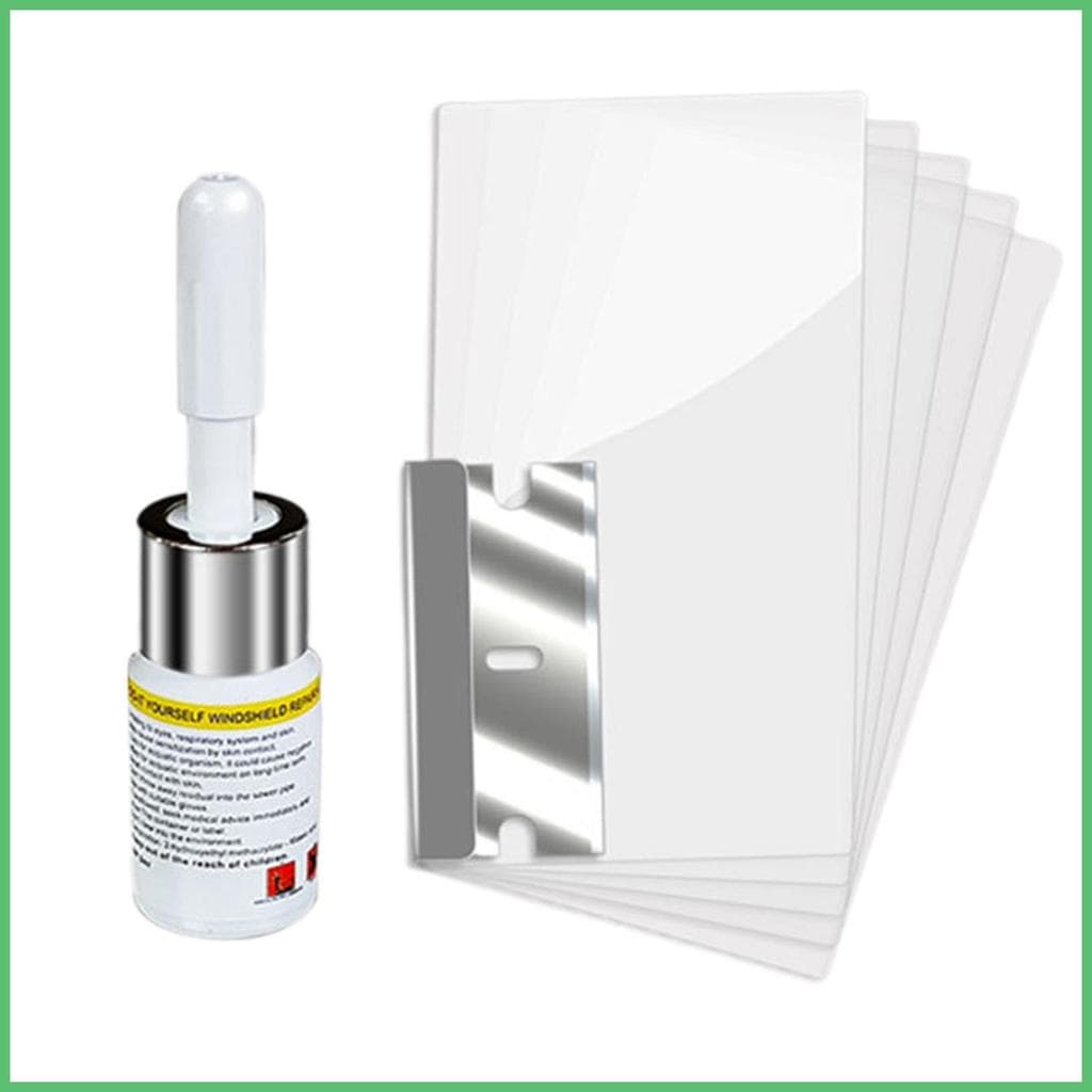 Kit De Reparo De Para-Brisa , Compacto , Líquido , Rachaduras , Bullseyes , De Carro decfeyebr