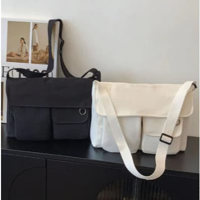 Bolsa de Ombro kawaii Tiracolo Mensageiro Casual Estilo Koreana