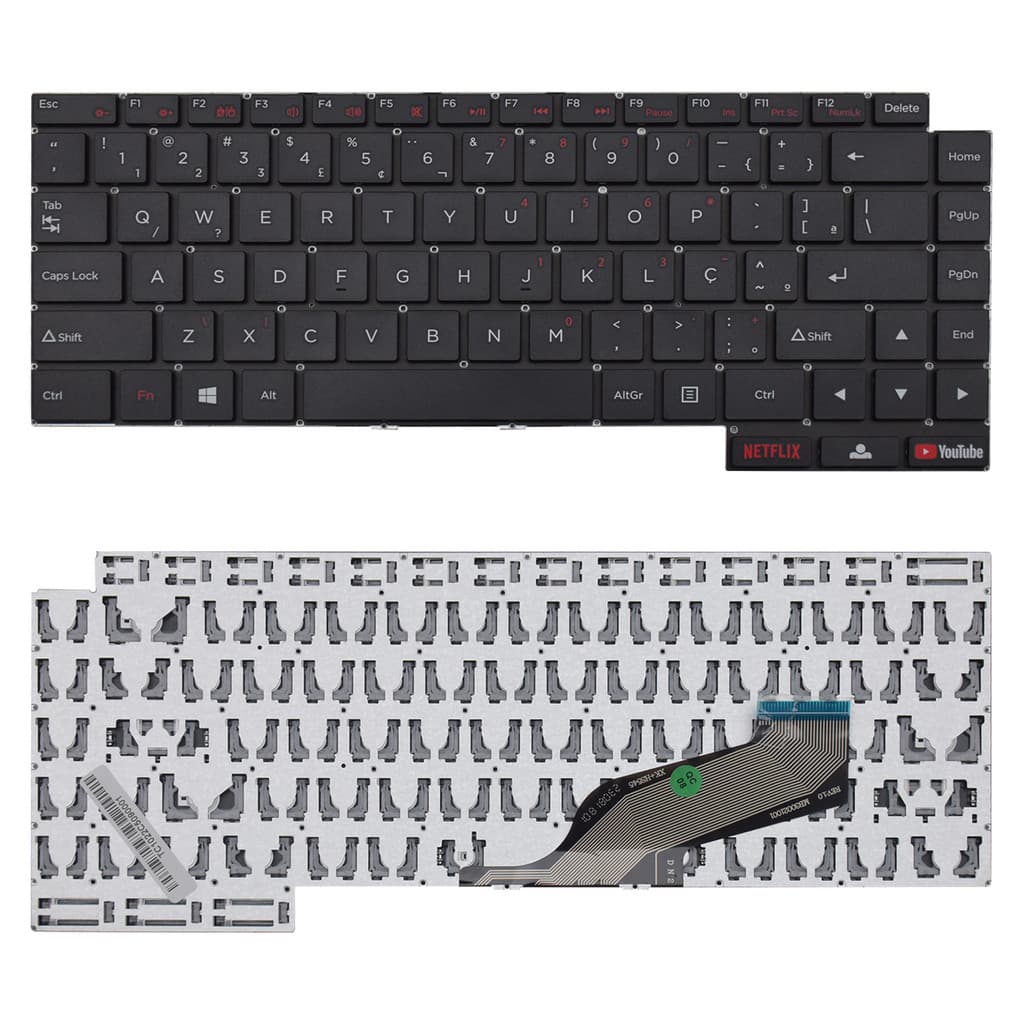 Teclado para Notebook Positivo Part Number 11152967