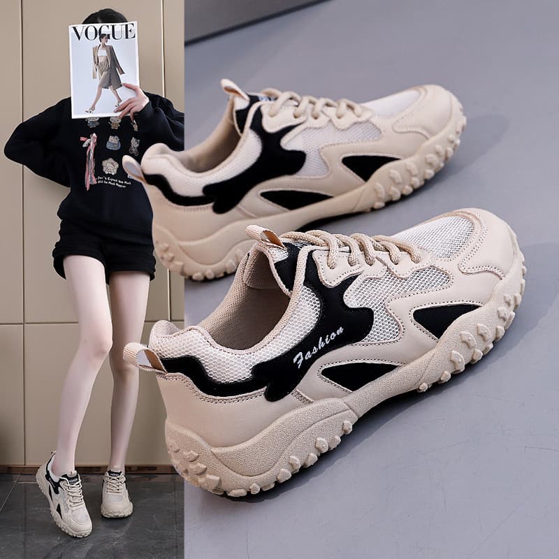 Papai sapatos femininos 2026 verão malha respirável tênis Casual All-Match Forrest Gump tênis feminino 2905-1 3KV9