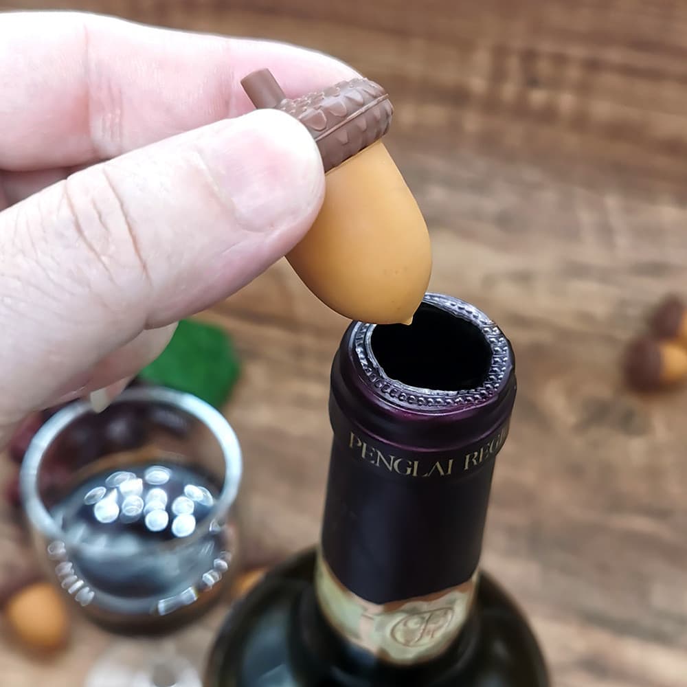 Nova bolota Mini rolha de garrafa de vinho Silicone pinha champanhe rolha de vinho doméstico rolha de vinho tampa de gar