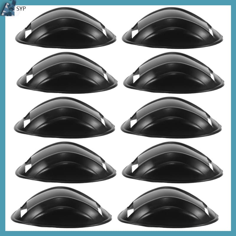 🧴 10Peças Protetor De Queixo Preto Para Capacete Uso Em Casa