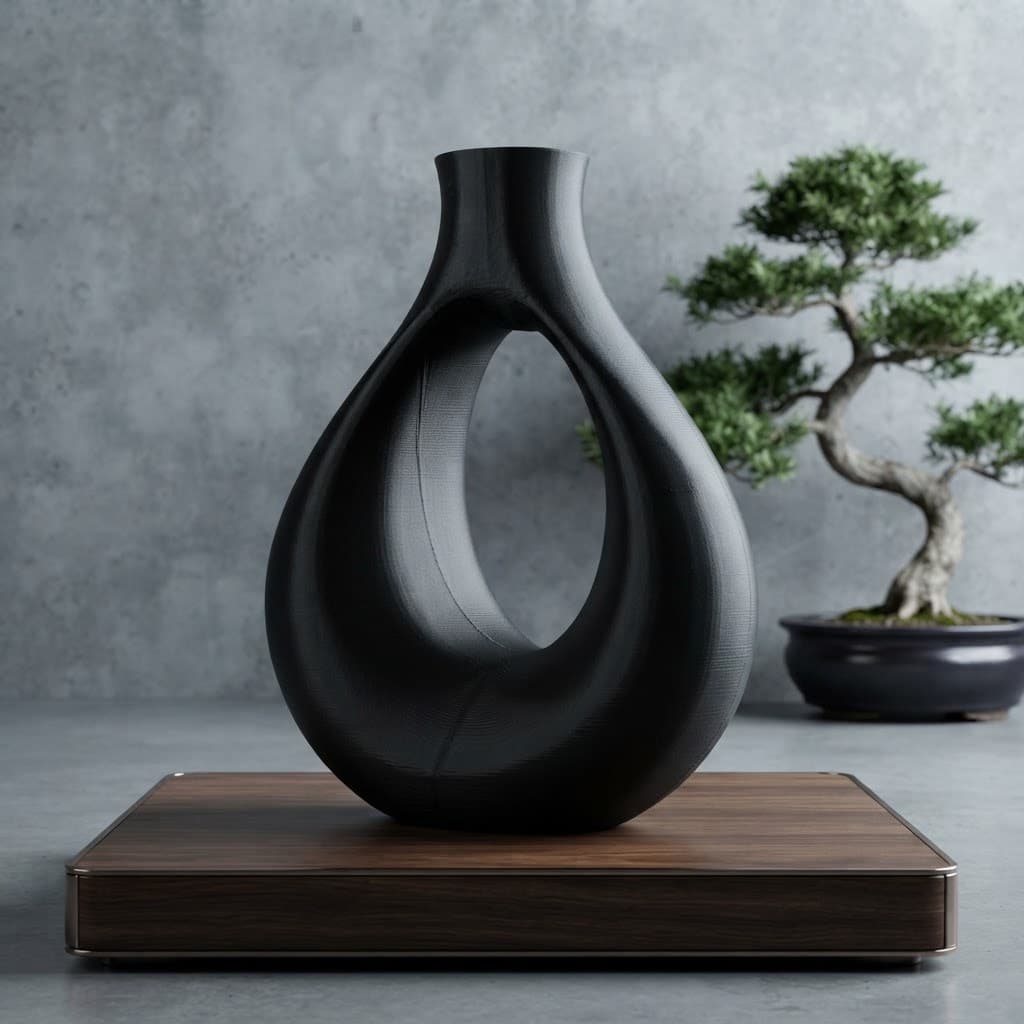 VASO INFINITY ONE COM DESIGN MODERNO 20 CM