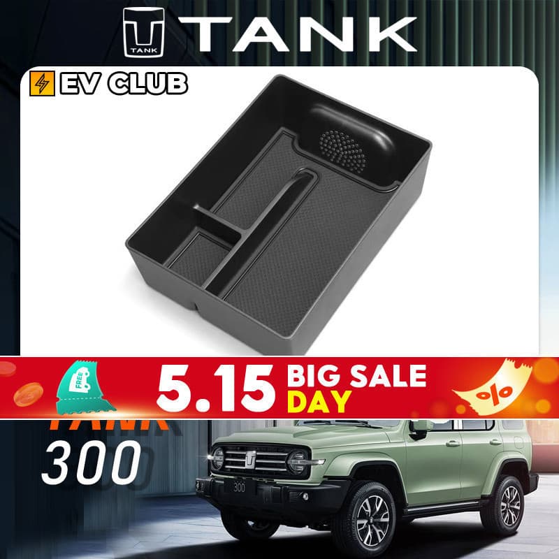 GWM TANK 300 HEV pro/ultra Caixa de apoio de braço Caixa de armazenamento Caixa de armazenamento do console central Dec