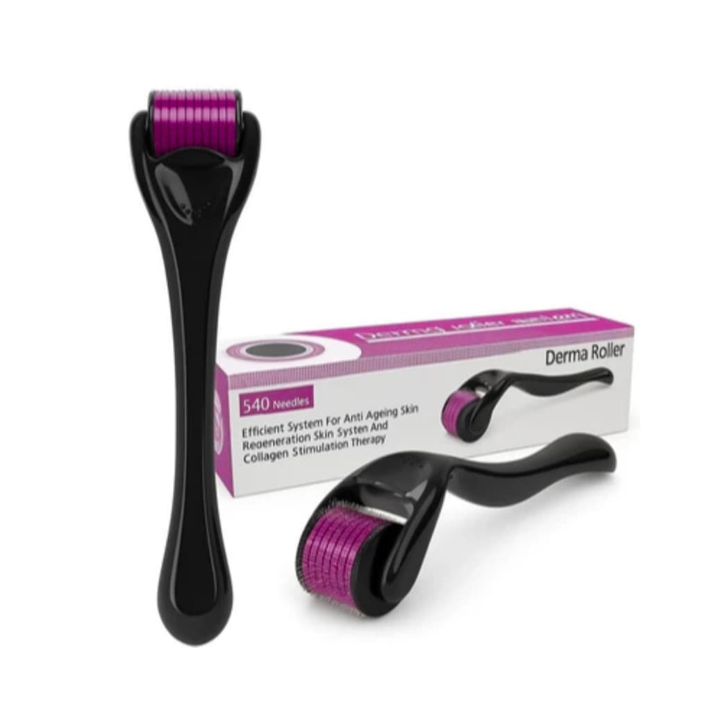 Dermaroller  Rolo System 540 Preencher Falha Cabelo Barba