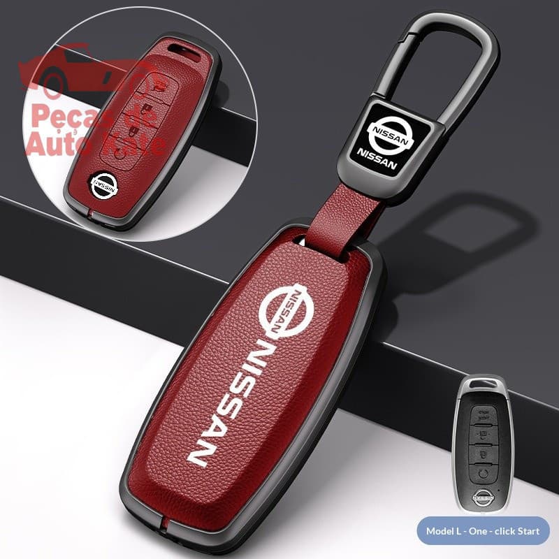 Capa de Chave de Carro em Liga de Zinco para Nissan Versa Maxima Rogue Armada Sentra Qashqai X-Trail 2/3/4/5 Botões 2022