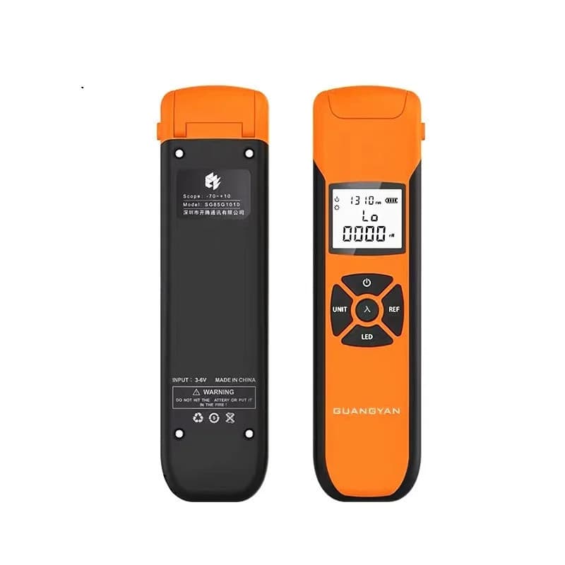 Medidor De Potência Óptica De Alta Precisão G10 Bateria Recarregável FTTH De Fibra Com Luz Flash OPM FC/SC/ST