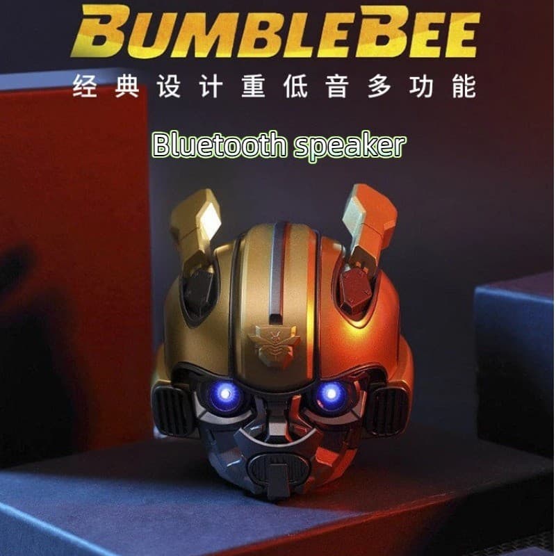 Transformadores Bluetooth estéreo Bumblebee alto-falante sem fio Optimus Prime criativo Mini desenho animado pequeno est