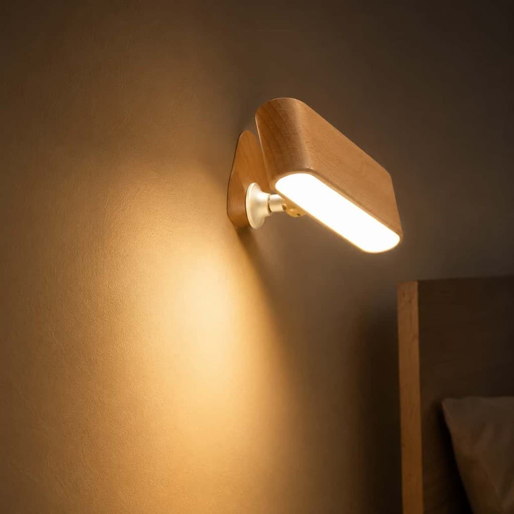 Luminária de Parede Sem Fio LED Recarregável Touch Para Quarto Sala
