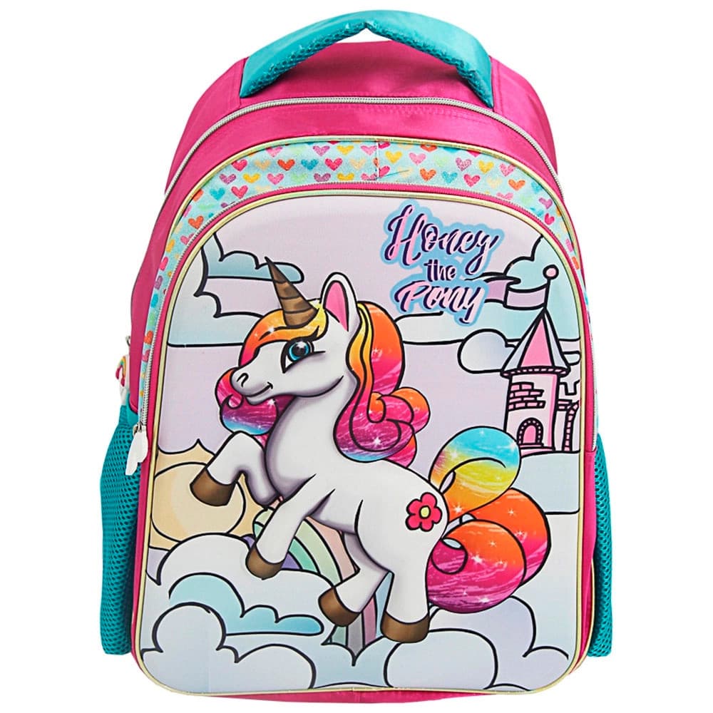 Mochila Costas Unicórnio Pony 3D Infantil Winth Kids