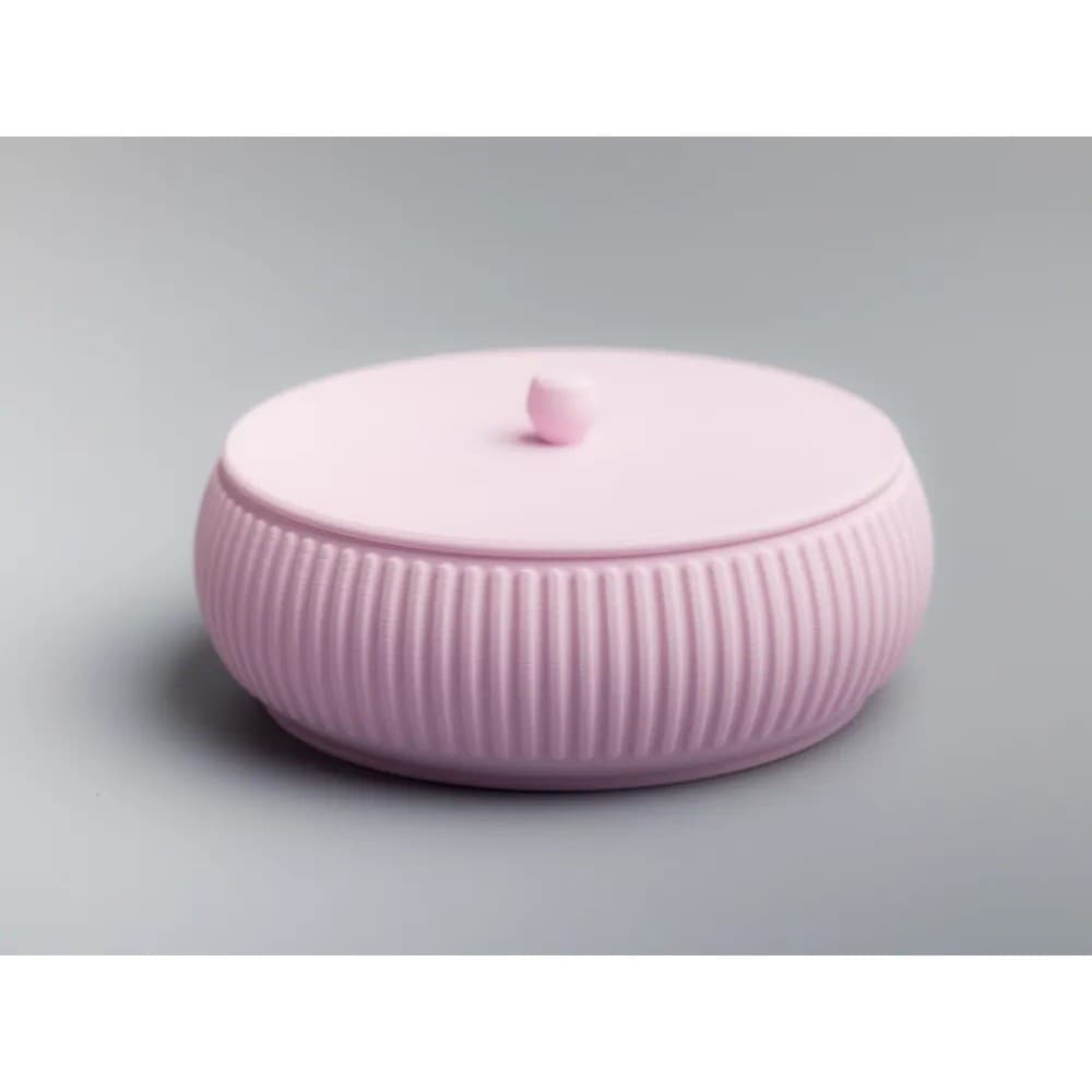 Porta Objetos Decorativo com Tampa | Organizador Multifuncional para Quarto, Banheiro, Penteadeira e Escritório