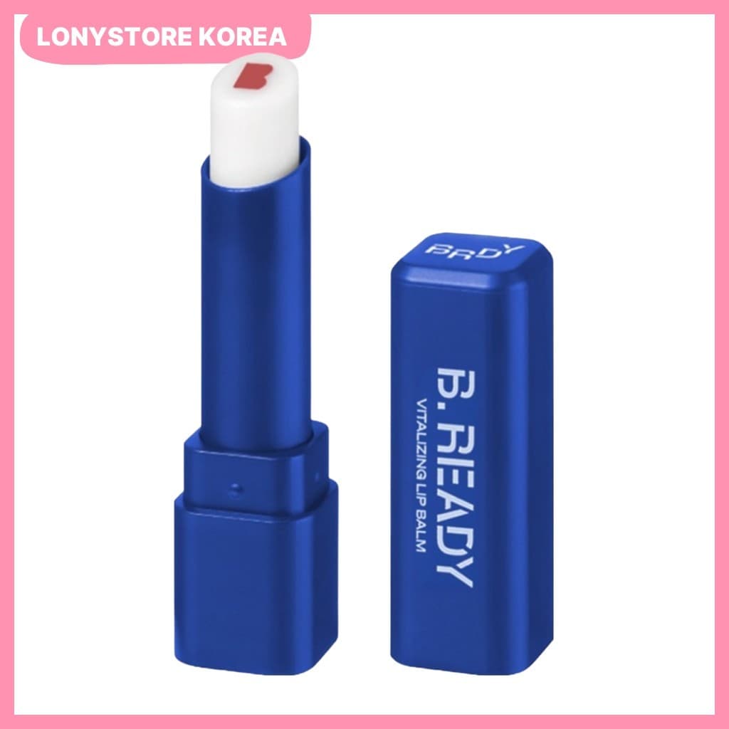 [b.ready] Bálsamo Labial Vitalizante , 02 Natural Glow , 1 Unidade/Coreano/Brilho/100 % Genuíno Da LONYSTORE