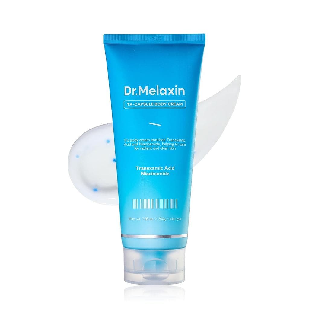 Creme Corporal em Cápsulas Dr.Melaxin TX – 99% de ácido tranexâmico puro e cápsulas de niacinamida, para combater mancha