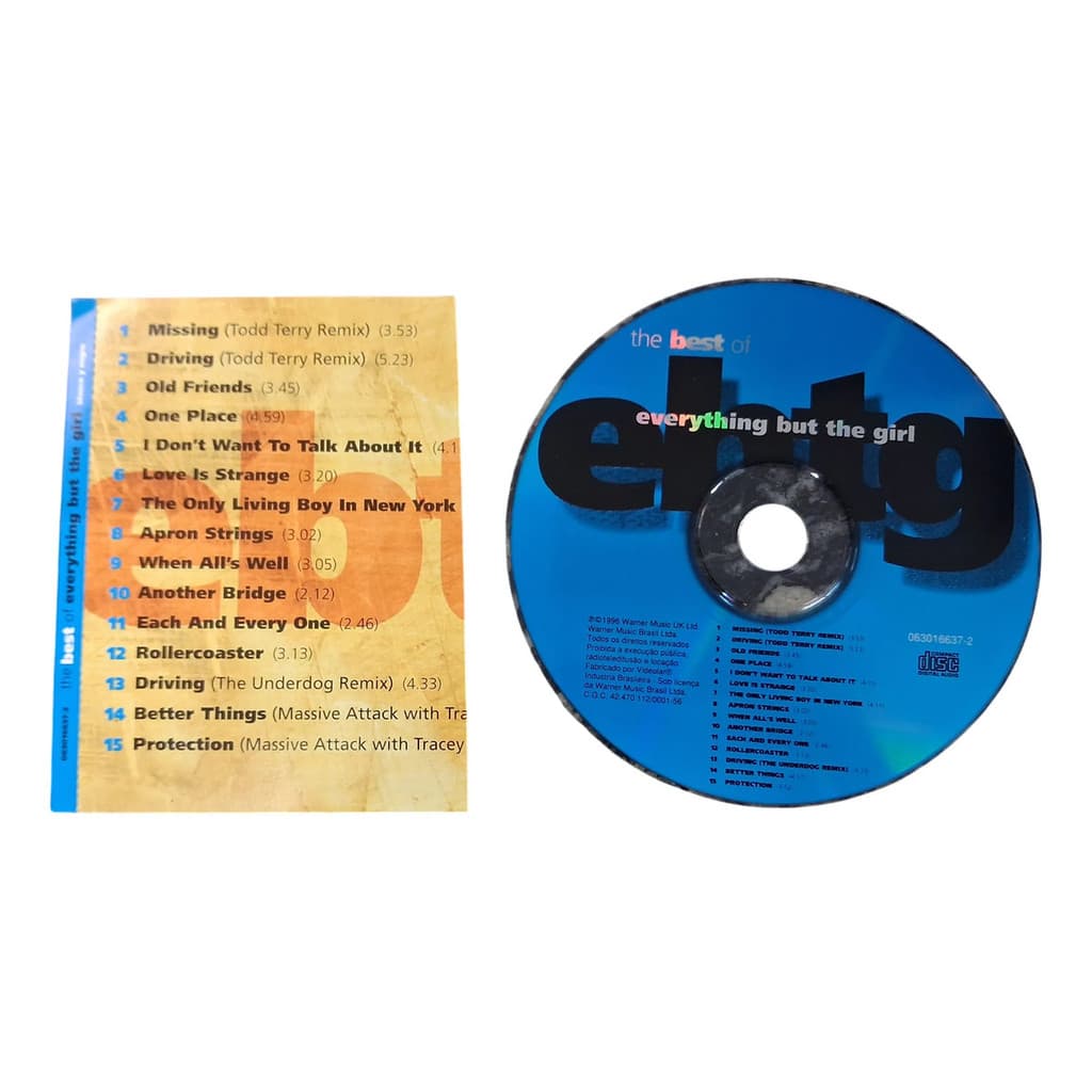 Cd - Everything But The Girl - The Best Of - (somente O Cd)