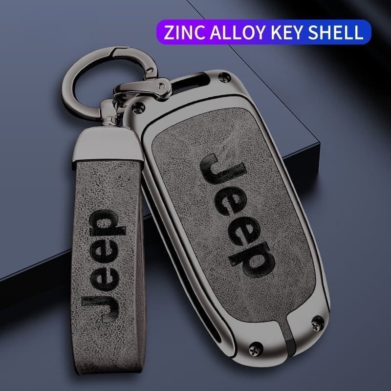 Jeep Jeep Tampa Da Chave Do Carro Em Liga De Zinco Shell Fob Renegade Compass Grand Cherokee Acessórios Do Carro 8856