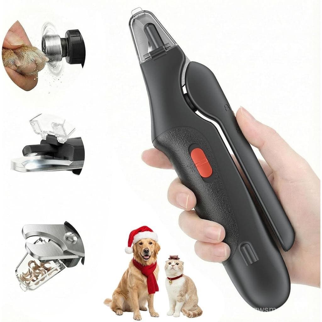Cortador de Unhas 2 em 1 para Cães e Gatos, para Cães e Gatos de Grande, Médio e Pequeno Porte, com Sensor Rápido e Prot