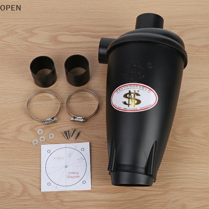 op Ciclone Coletor De Poeira 50mm Fácil Operar Turboalimentado DIY Acessório Vácuo Para Pequena Casa Oficina Carpintaria