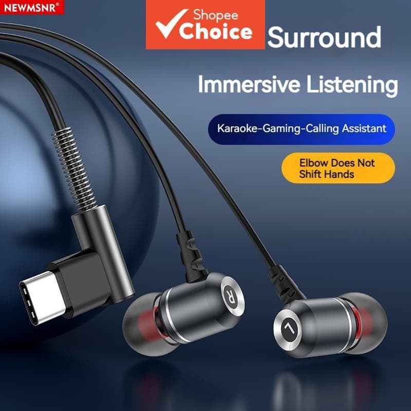 Fones de ouvido com fio, HiFi, fones de ouvido com cancelamento de ruído, fones de ouvido intra-auriculares de liga de