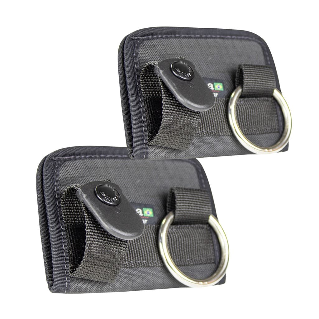 kit 2 Suporte Porta Tonfa Para Cinto Segurança Vigilante Militar