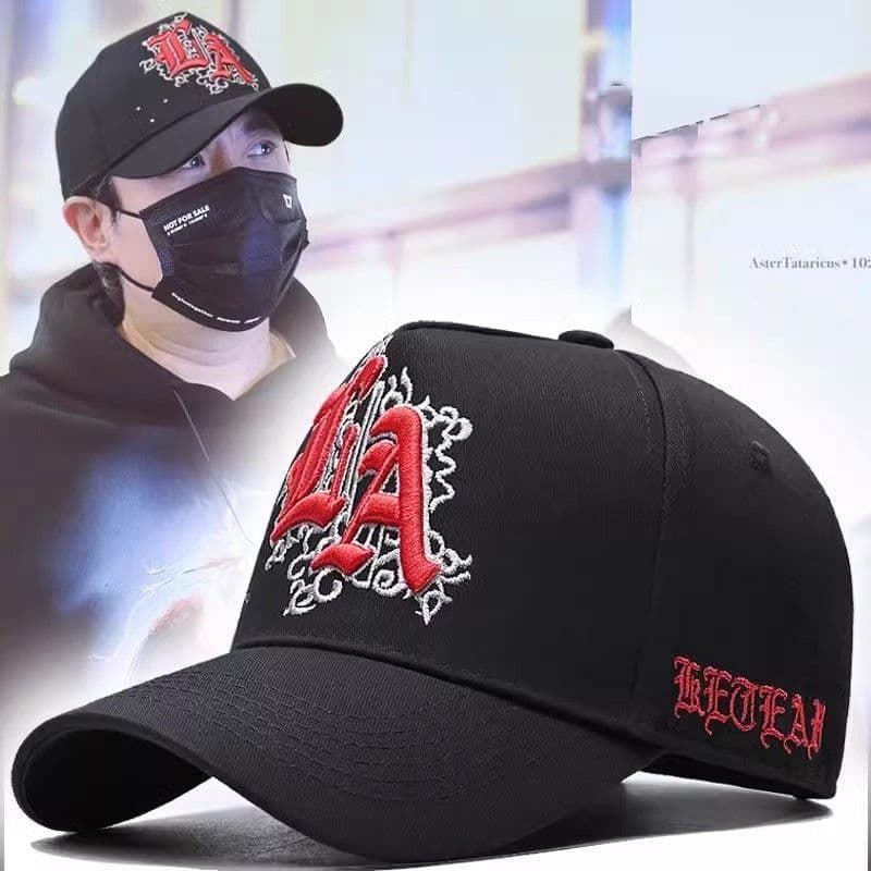 ❤❤ Chapéu de aprofundamento de alta qualidade masculino Street Wear versão coreana moda grande circunferência da cabeça