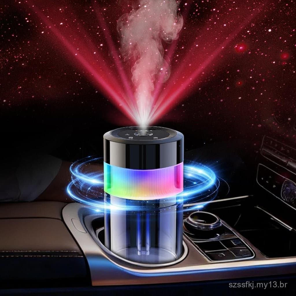 Aromatizador de ar automático com efeito de céu estrelado, aroma oceano, adequado para escritório, carro, quarto, modo d