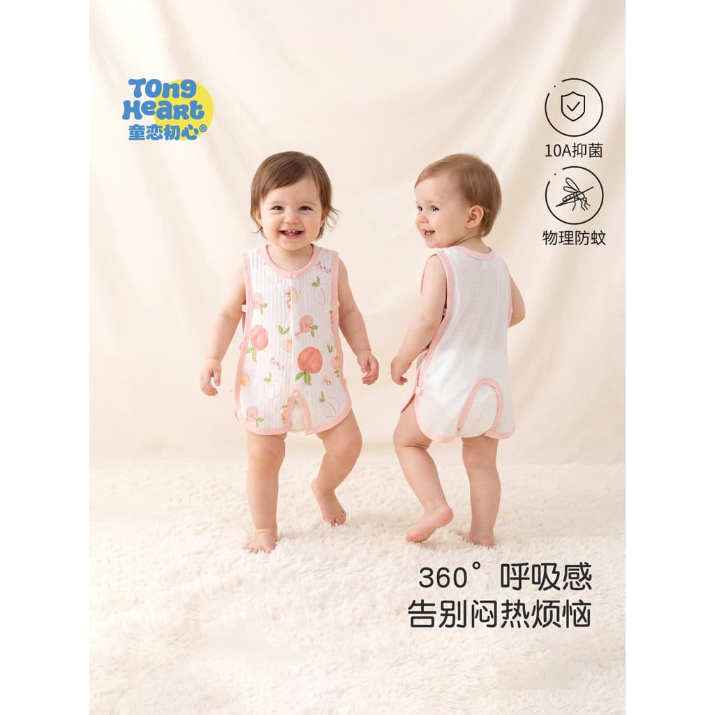 Pipa roupas do bebê estilo fino puro algodão verão recém-nascido macacão bebê sem mangas colete macacão roupas de verão