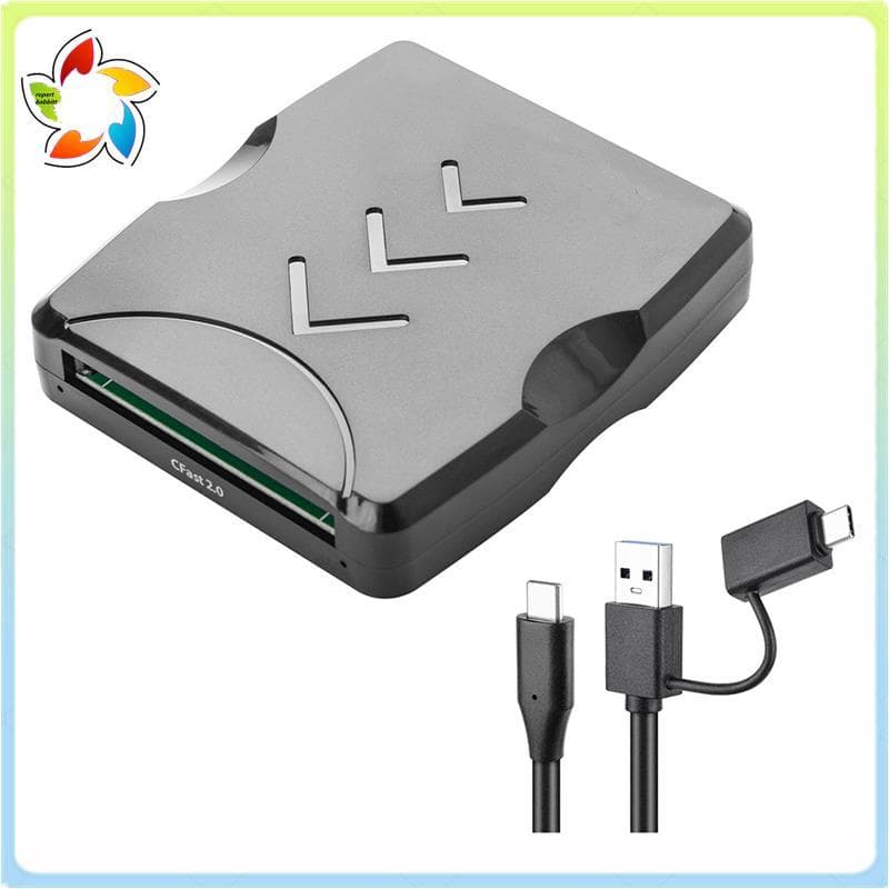 Leitor De Cartão De Memória CFast Flash USB3.0 De Alta Velocidade Com Suporte Para Celular Interface Tipo C Câmeras DSLR