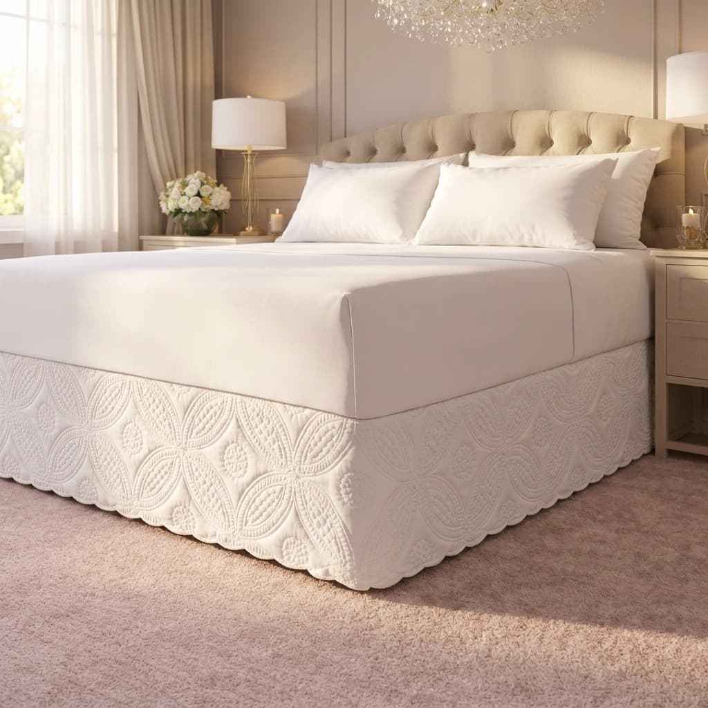 Saia Box Marie Padrão Casal Queen King Cama Box Decoração Elegante Quarto Sofisticado Requinte Luxo