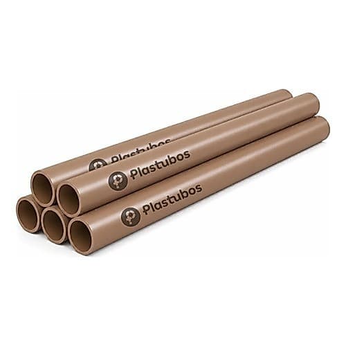 Kit 5 Tubo Cano Pvc Soldavel 25mm 3/4  - 1 Metro Plastubos