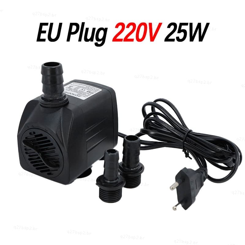 Bomba De Água Submersível AC 220V 25W 1800L/H Ligh Fonte De Aquário Tanque De Lagoa De Ar Bombas BR27B2