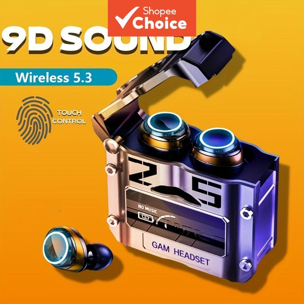 TWS M25 Fones De Ouvido Sem Fio Bluetooth Controle De Toque Estéreo Com Redução De Ruído Para Jogos Móveis