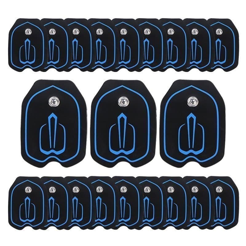 Almofadas de eletrodos não tecidas para massageadores elétricos, adesivos condutores para estimuladores musculares.
