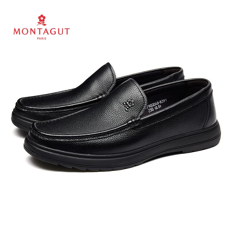 Montejiao respirável sapatos masculinos de sola macia negócios sapatos de couro Casual masculino couro genuíno verão des