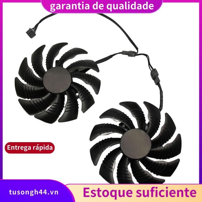Ventilador De Placa Gráfica GPU Cooler De 88 Mm Para REDEON AORUS RX580/570 GV-RX570 RX580AORUS jimarnoldbr