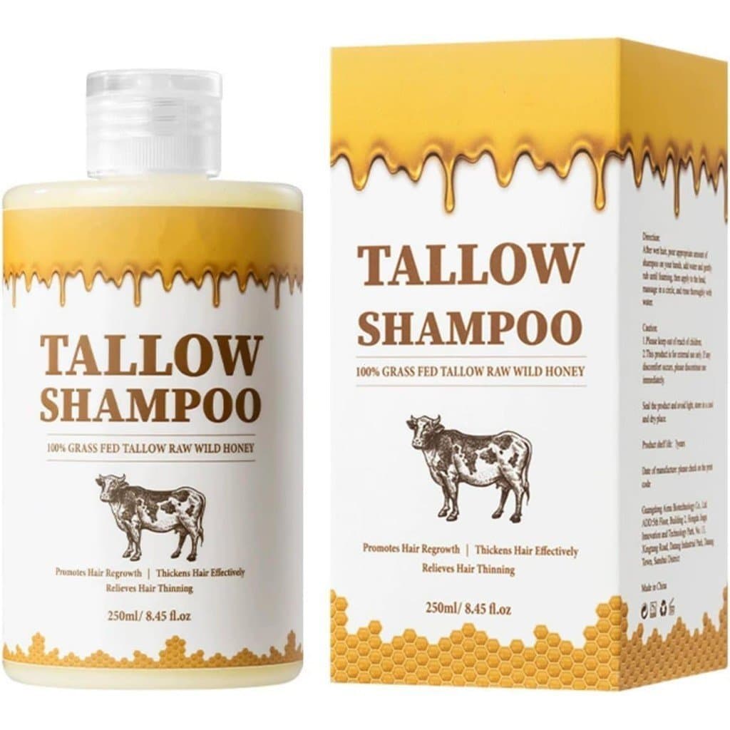 Shampoo de Sebo para Todos os Tipos de Cabelo, Shampoo Volumizador de Limpeza Profunda, Controle de Oleosidade e Anticas
