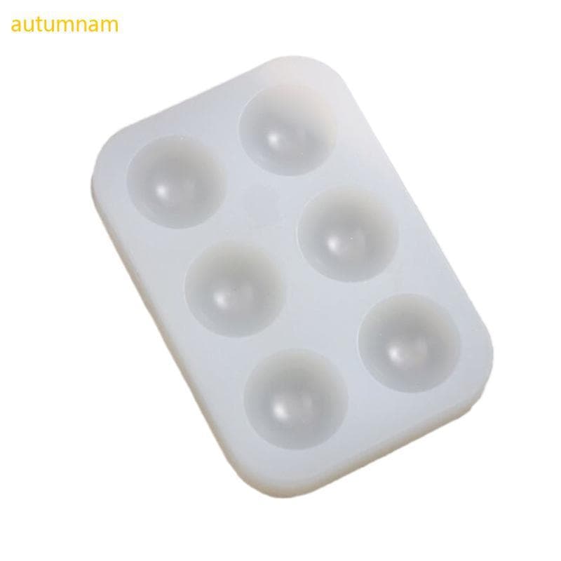 Autumnam Silicone Pintura Paleta Molde Cores Forma Bandeja Resina