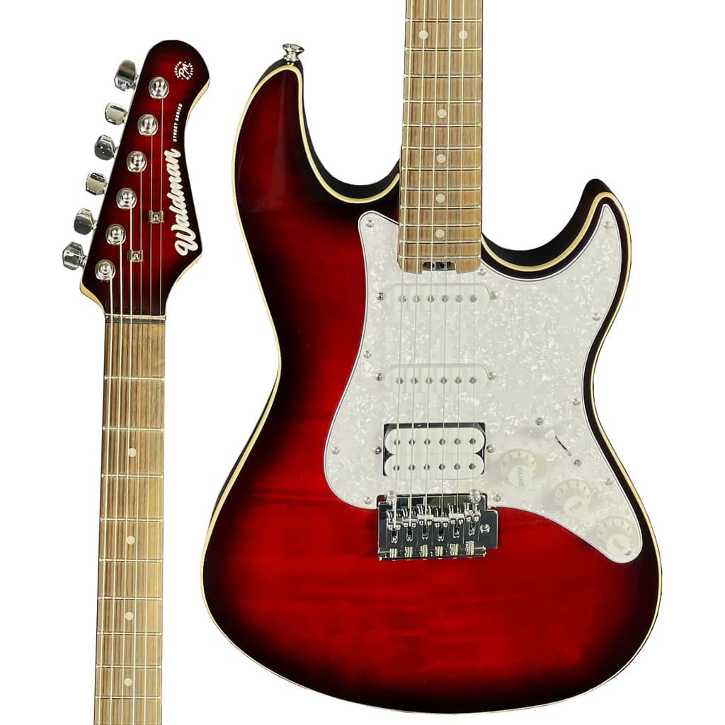 Guitarra Elétrica Waldman Stratocaster ST-511F FVI Flamed Violet HSS