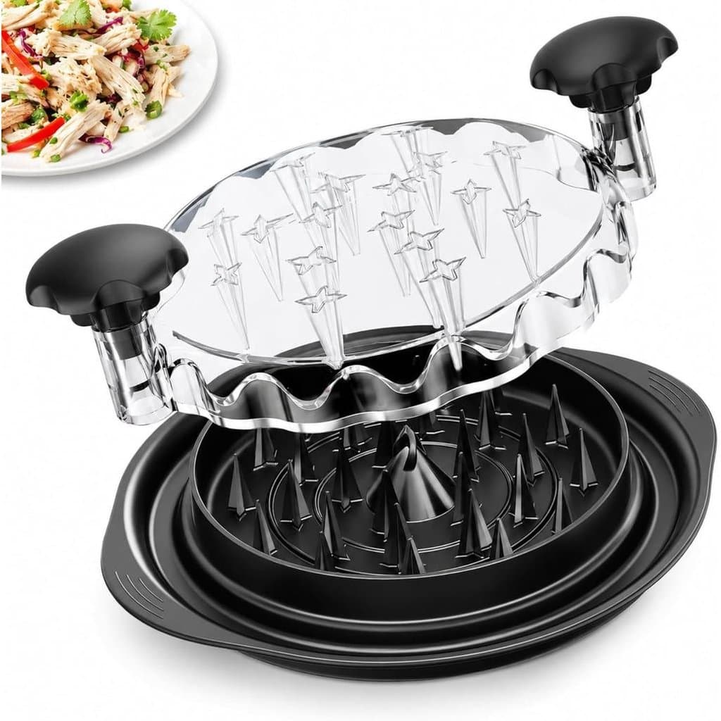 AveFare Ferramenta Desfiadora de Frango Grande de 11 Polegadas - Desfiador de Carne |   Desfiador de Peito de Frango Vis
