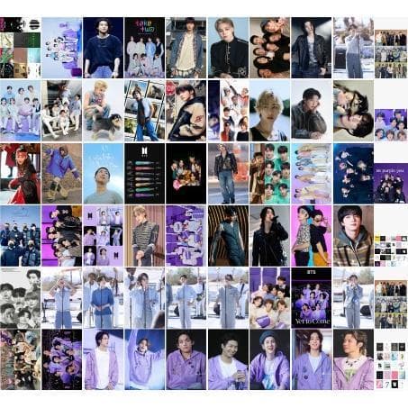 50 Poster Kpop BTS 10X15CM colantes