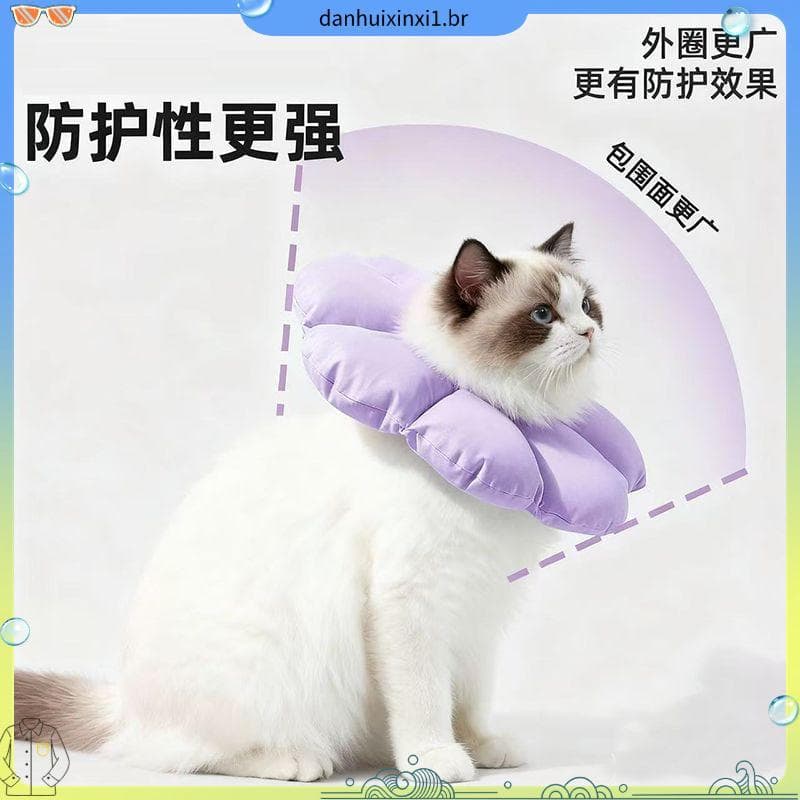 Coleira Elizabeth para cães pequenos, coleira Anti-lamber para gatos e cachorros, coleira para esterilização de animais