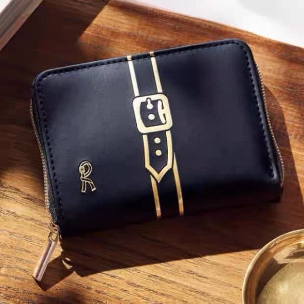 Revista japonesa apêndice estilo carta portátil curto carteira titular do cartão saco de armazenamento saco de moedas pe