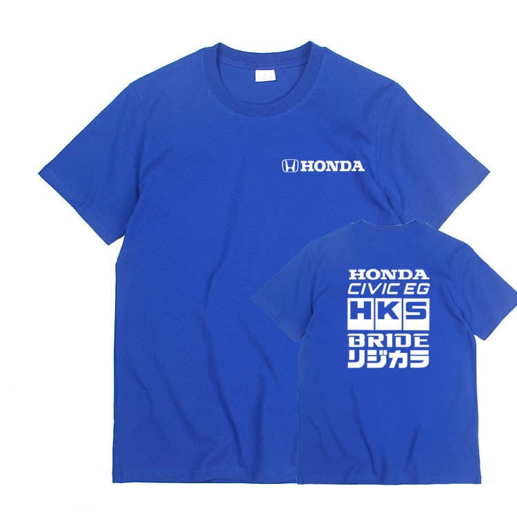 Camiseta De Carro Modificado Retrô Americano , Esportivo Japonês , Gola Redonda , 100 % Algodão Premium , Camisa De Mang